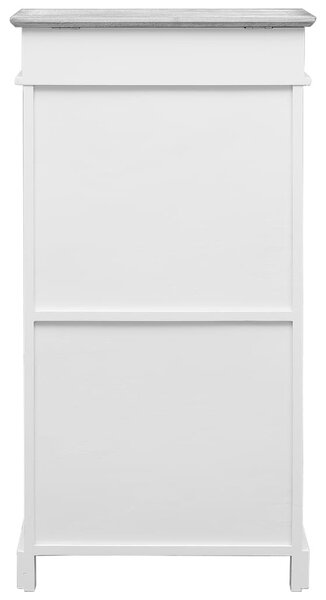 Szürke császárfa cipőszekrény 50 x 28 x 98 cm