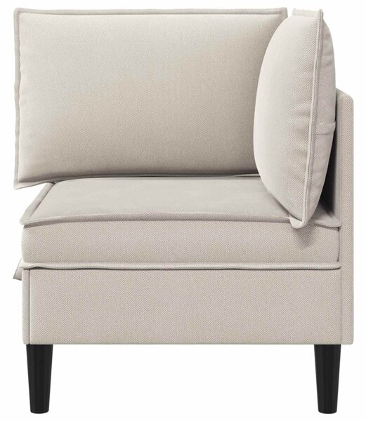 VidaXL Sarok Sofa tárolóval Zabpehely Bársony