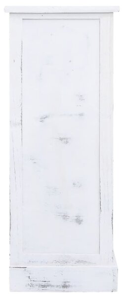 Fehér fa fiókos szekrény 60 x 30 x 75 cm