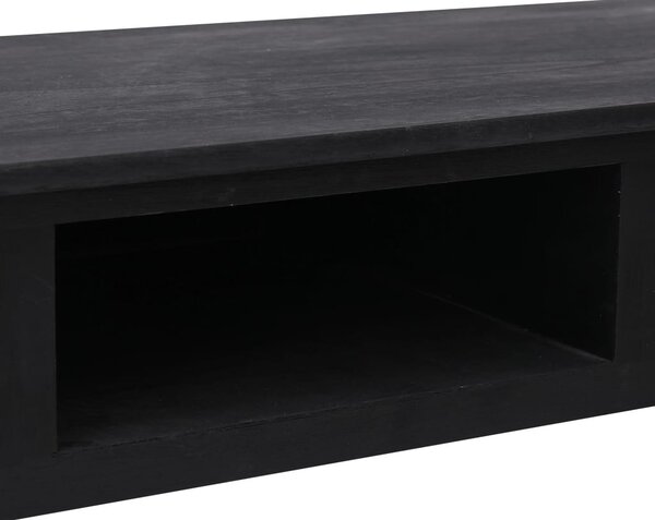 Fekete fa tálalóasztal 110 x 45 x 76 cm