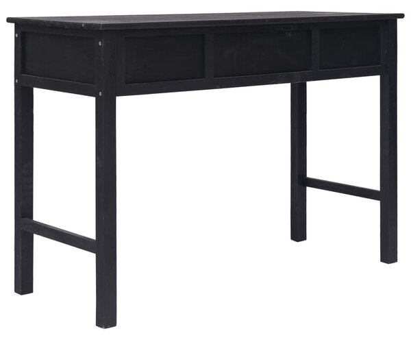 Fekete fa tálalóasztal 110 x 45 x 76 cm