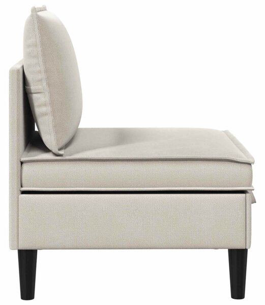 VidaXL Középső Sofa tárolóval Zabpehely Bársony