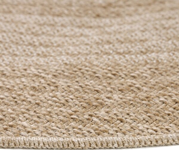 Bézs kerek kültéri szőnyeg ø 80 cm Comilla – Ayyildiz Carpets