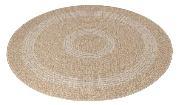 Bézs kerek kültéri szőnyeg ø 80 cm Comilla – Ayyildiz Carpets