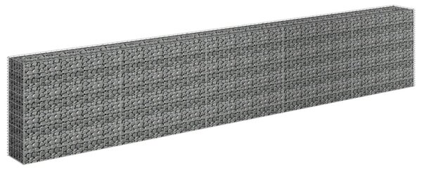Horganyzott acél gabion magaságyás 450 x 30 x 90 cm
