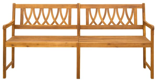Kerti pad Természetes 180 x 55,5 x 90 cm Tömör Akácfa