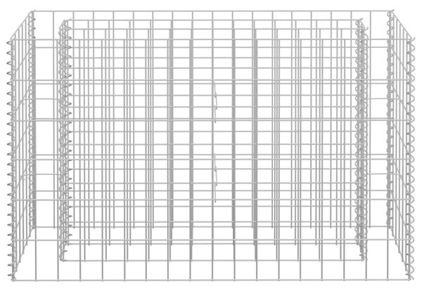 Horganyzott acél gabion magaságyás 90 x 30 x 60 cm