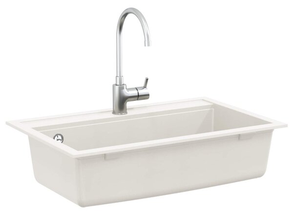Mosogató Fehér 795 x 505 mm Gránit