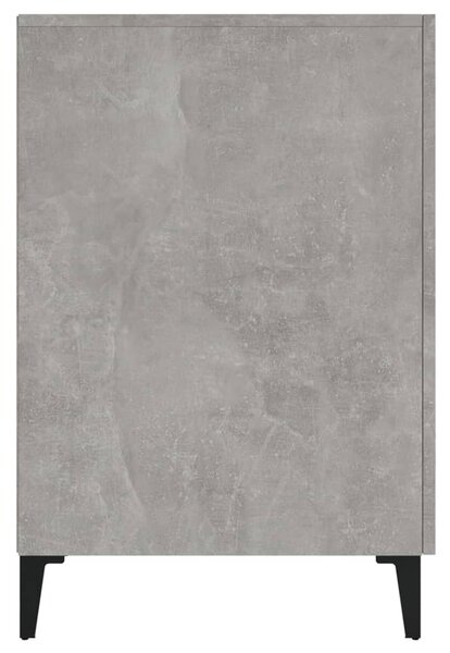 Betonszürke szerelt fa íróasztal 140 x 50 x 75 cm