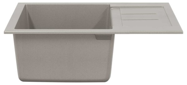 Mosogató Szürke 620 x 500 mm 80% Kvarc és 20% Gyanta