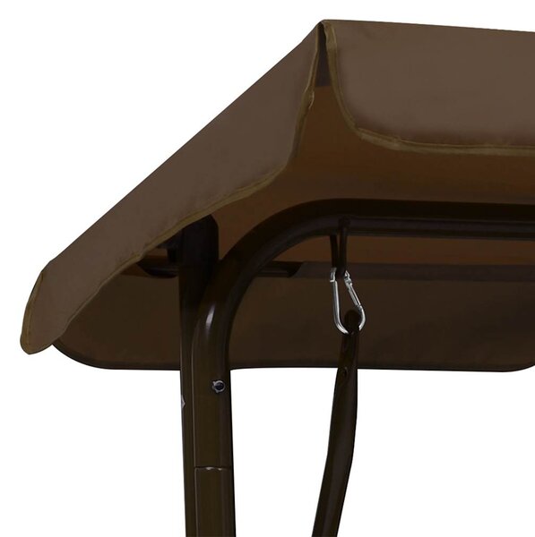 VidaXL barna szövet gyermek hintapad 115 x 75 x 110 cm