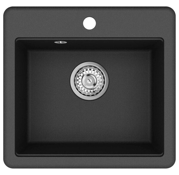 Mosogató Fekete 470 x 440 mm Gránit