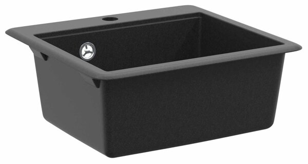 Mosogató Fekete 470 x 440 mm Gránit