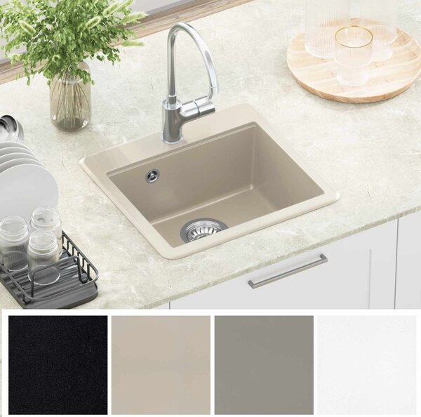 Mosogató Bézs 470 x 440 mm Gránit