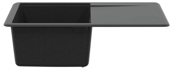 Mosogató Fekete 670 x 460 mm Gránit