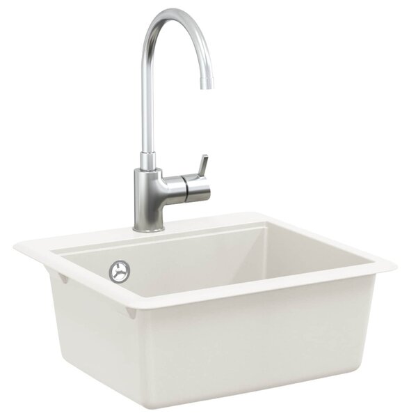 Mosogató Fehér 470 x 440 mm Gránit