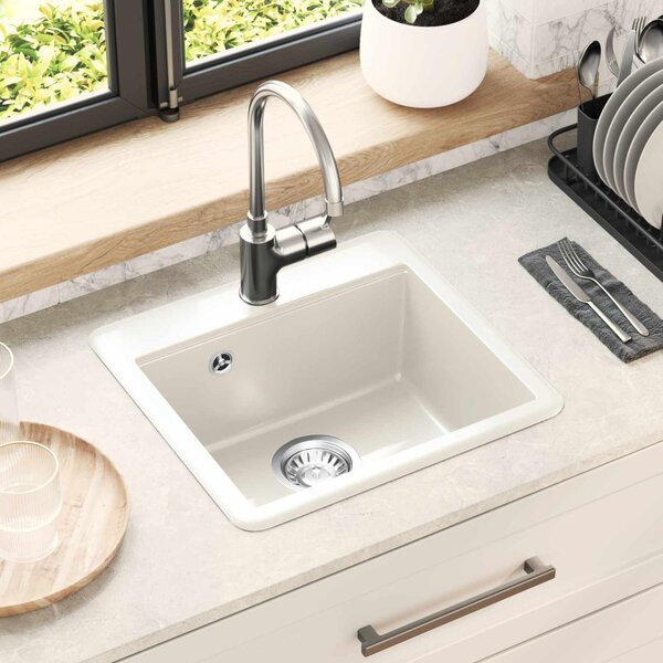 Mosogató Fehér 470 x 440 mm Gránit