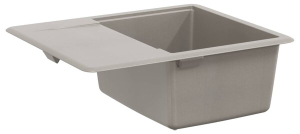 Mosogató Szürke 560 x 460 mm 80% Kvarc és 20% Gyanta