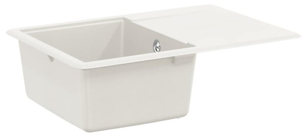 Mosogató Fehér 670 x 460 mm 80% Kvarc és 20% Gyanta