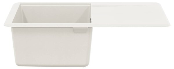 Mosogató Fehér 670 x 460 mm 80% Kvarc és 20% Gyanta