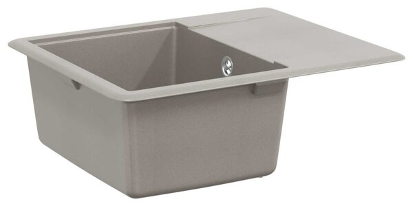 Mosogató Szürke 560 x 460 mm 80% Kvarc és 20% Gyanta