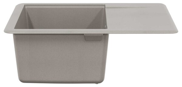 Mosogató Szürke 560 x 460 mm 80% Kvarc és 20% Gyanta