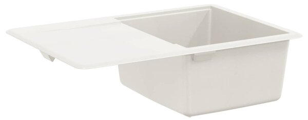 Mosogató Fehér 670 x 460 mm 80% Kvarc és 20% Gyanta