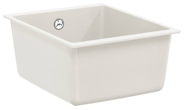 Mosogató Fehér 370 x 460 mm 80% Kvarc és 20% Gyanta