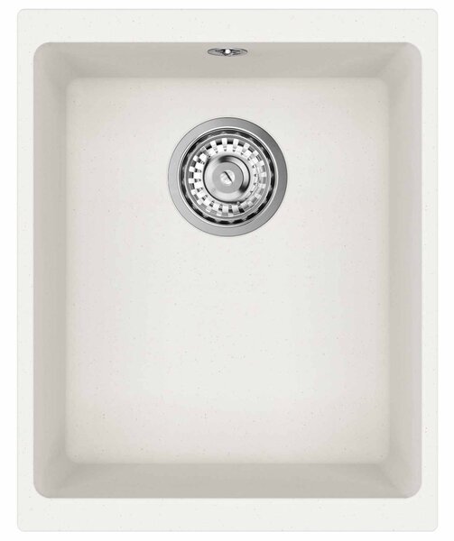 Mosogató Fehér 370 x 460 mm 80% Kvarc és 20% Gyanta