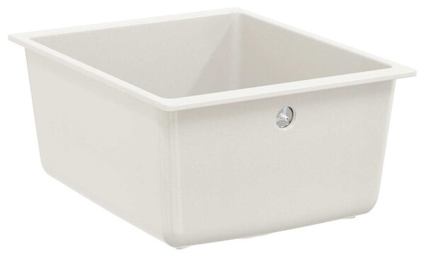 Mosogató Fehér 370 x 460 mm 80% Kvarc és 20% Gyanta
