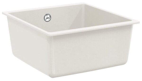Mosogató Fehér 430 x 460 mm 80% Kvarc és 20% Gyanta