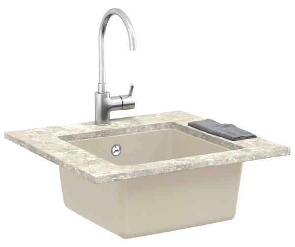 Mosogató Bézs 430 x 460 mm 80% Kvarc és 20% Gyanta