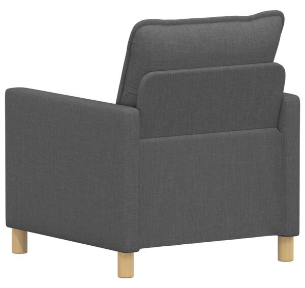 VidaXL Kanapé Sötétszürke 76 x 81 x 87,5 cm Szövet