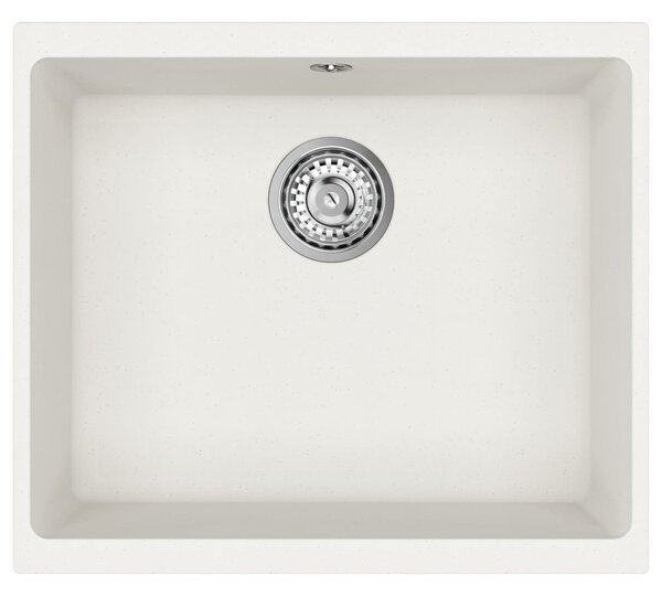 Mosogató Fehér 530 x 460 mm 80% Kvarc és 20% Gyanta