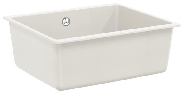 Mosogató Fehér 530 x 460 mm 80% Kvarc és 20% Gyanta