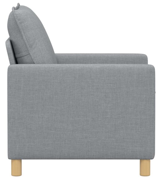 VidaXL Kanapé Világosszürke 76 x 81 x 87,5 cm Szövet