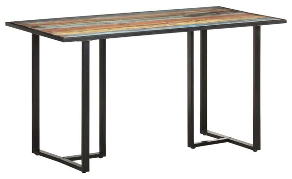 VidaXL tömör újrahasznosított fa étkezőasztal 140 cm
