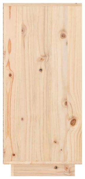 Tömör fenyőfa tálalószekrény 110 x 34 x 75 cm
