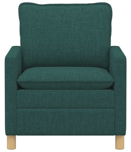 VidaXL Kanapé Sötétzöld 76 x 81 x 87,5 cm Szövet