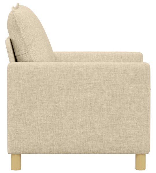 VidaXL Kanapé Krémszínű 76 x 81 x 87,5 cm Szövet
