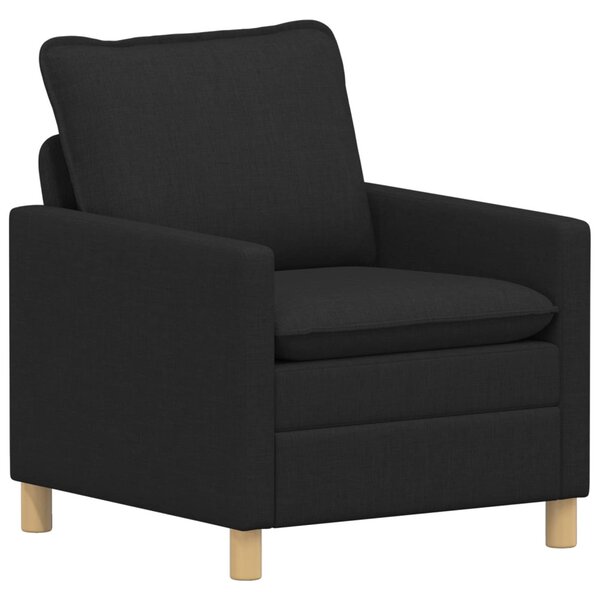 VidaXL Kanapé Fekete 76 x 81 x 87,5 cm Szövet