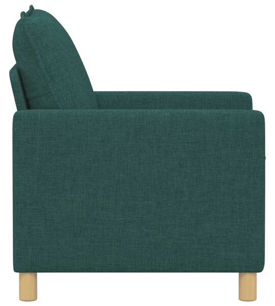 VidaXL Kanapé Sötétzöld 76 x 81 x 87,5 cm Szövet