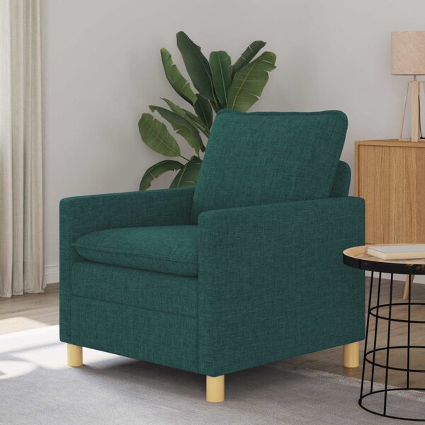 VidaXL Kanapé Sötétzöld 76 x 81 x 87,5 cm Szövet