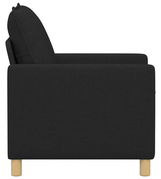 VidaXL Kanapé Fekete 76 x 81 x 87,5 cm Szövet