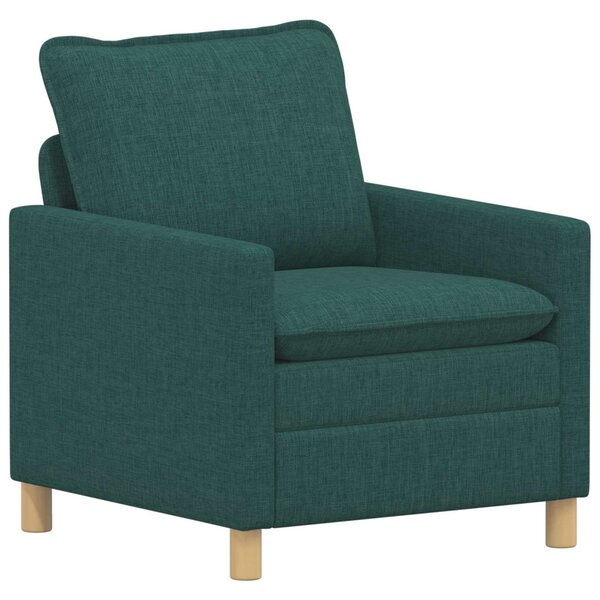VidaXL Kanapé Sötétzöld 76 x 81 x 87,5 cm Szövet