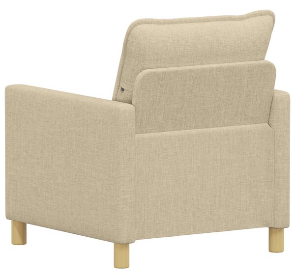 VidaXL Kanapé Krémszínű 76 x 81 x 87,5 cm Szövet