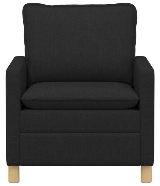 VidaXL Kanapé Fekete 76 x 81 x 87,5 cm Szövet