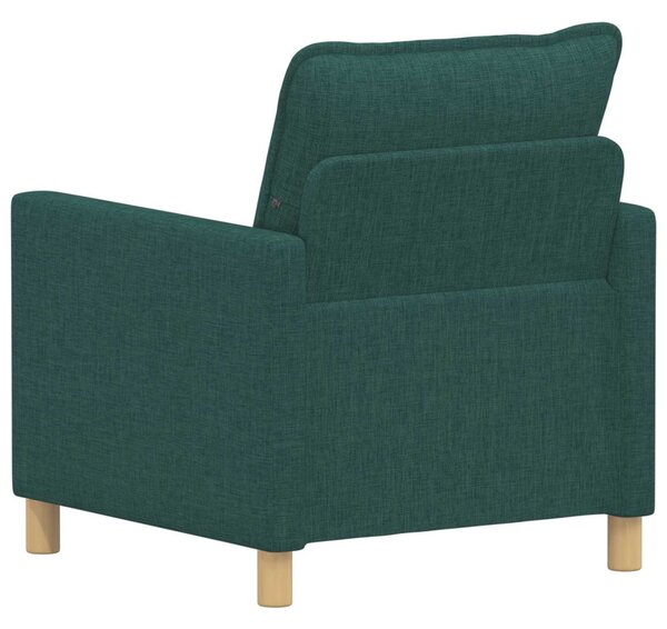 VidaXL Kanapé Sötétzöld 76 x 81 x 87,5 cm Szövet