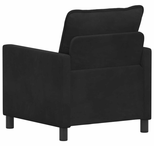 Kanapé Fekete 76 x 81 x 87,5 cm Bársony