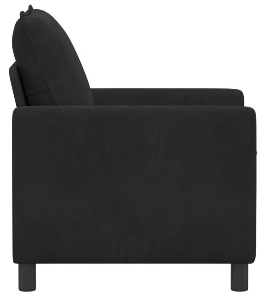 Kanapé Fekete 76 x 81 x 87,5 cm Bársony